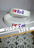 Promotional Custom Logo Silicone Wristbands