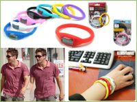 Silicone sports health wrist watch for promotional gift
