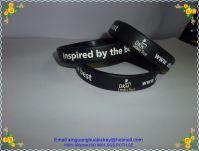 Silicon wholesale black wristbands in the stock