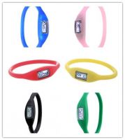 2014 fashion silicone ion sports band watches for wholesale