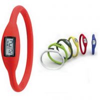 Silicone rubber band watches for good health