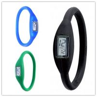 2014 fashion silicone rubber digital ion sport watch for woman