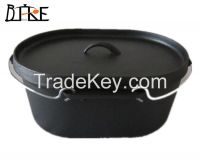 Supplier of cast iron Seasoned Tri-Leg Dutch Oven for camping outdoor cooking