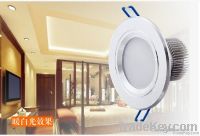 Energy saving aluminum heat sink 3w cob led down light