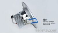 Energy saving aluminum heat sink 3w cob led down light