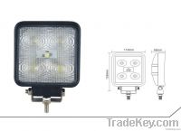 Super bright led work light 15W, 3W/chip, CREE