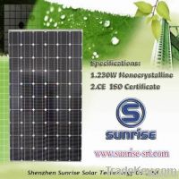 230W monocrystalline solar panel for on-grid solar system