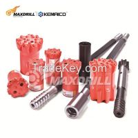 MAXDRILL T38, T45, T51 bench drilling button bit