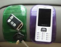 mobile phone anti-slip mat, PU sticky mat, cellphone magic pad