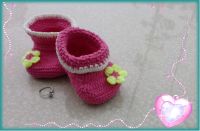 Handmade crochet Baby booties