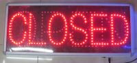 OPEN/CLOSED  LED sign