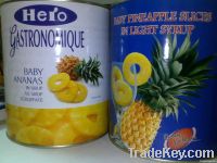 CANNED PINEAPPLE - CANNED PINEAPPLE SLICES IN LIGHT SYRUP