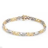 10K Gold Bracelet with Diamond (LBRG1044)