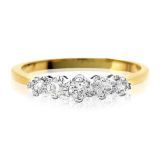 18K Yellow Gold Ring With Diamond (LRD1259)