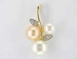 10K Yellow Gold Pendant With Pearl