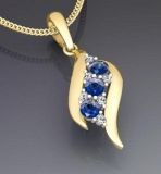 10K Yellow Gold Pendant With Diamond (LPG1063)