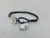 54_Pearl Leather Bracelet PLB012