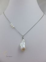 43_Pearl Chain 18inch Necklace PNB004