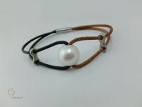 84_Pearl Leather Bracelet PLB060