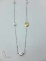 122_Pearl Chain Long Necklace PNA008