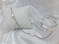 121_Pearl Chain Long Necklace PNA001