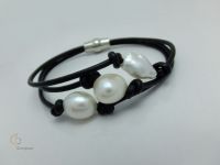 113_Pearl Leather Bracelet PLB031