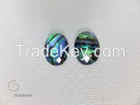 Doublet #19 10x14mm Oval Paua Shell 1 