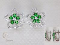 Silver Jewellery Earring S009GE 