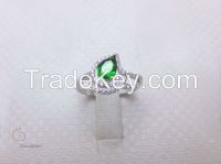 925 Sterling Silver Ring S007GR 