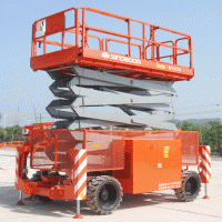 16M diesel offroad scissor lift