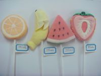 fruits  marshmallow lollipops candy