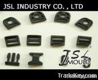 Plastic parts for PASGT chinstrap