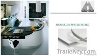 white high gloss acrylic mdf board for kitchen cabinet doors