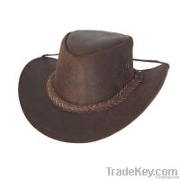 Australian style leather hat