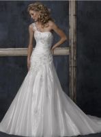 Gorgeous single strap bridal gown/wedding dress