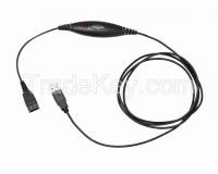 USB adaptor QD cord for headset and PC