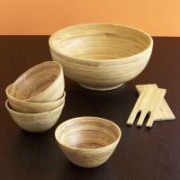 Press bamboo bowls