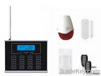 GSM home alarm system with touch keypad