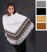 Alpaca wool poncho