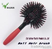 Unique Round Plastic Hair Brush