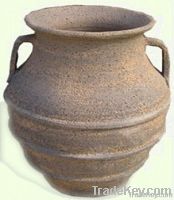 Oldstone pot with two handled