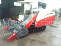 rice and wheat combine harvester