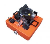 Remote control floating fire pump