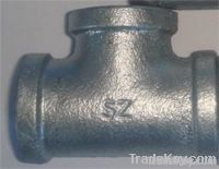 Malleable( cast) iron pipe fitting tee