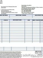 purchase order sheet