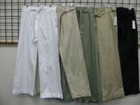 Juniors 100% Cotton Twill Pants