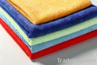 Microfiber warp knitted cloth for cleaning