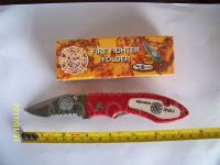 Fire Fighter Survival Knife Pocket Knife SJ057-- 7.25