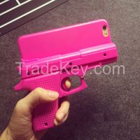 Supper Cool and Fashion Gun Design Protective Iphone Case Creative Cover for Iphone 6 4.7inch, iphone Cases, 6 Iphone Case Colors, cool Iphone Cases, Cute Iphone Cases, cover--pink