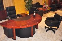 executive office table, book cabinet, office chair